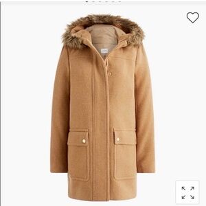J. Crew Camel Wool Blend Coat 6